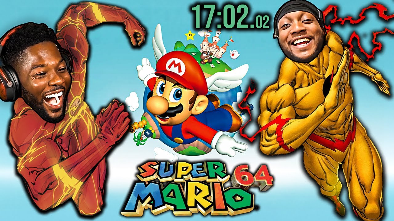 MARK RACES YOURRAGE IN SUPER MARIO 64! WHO IS THE BETTER GAMER?!