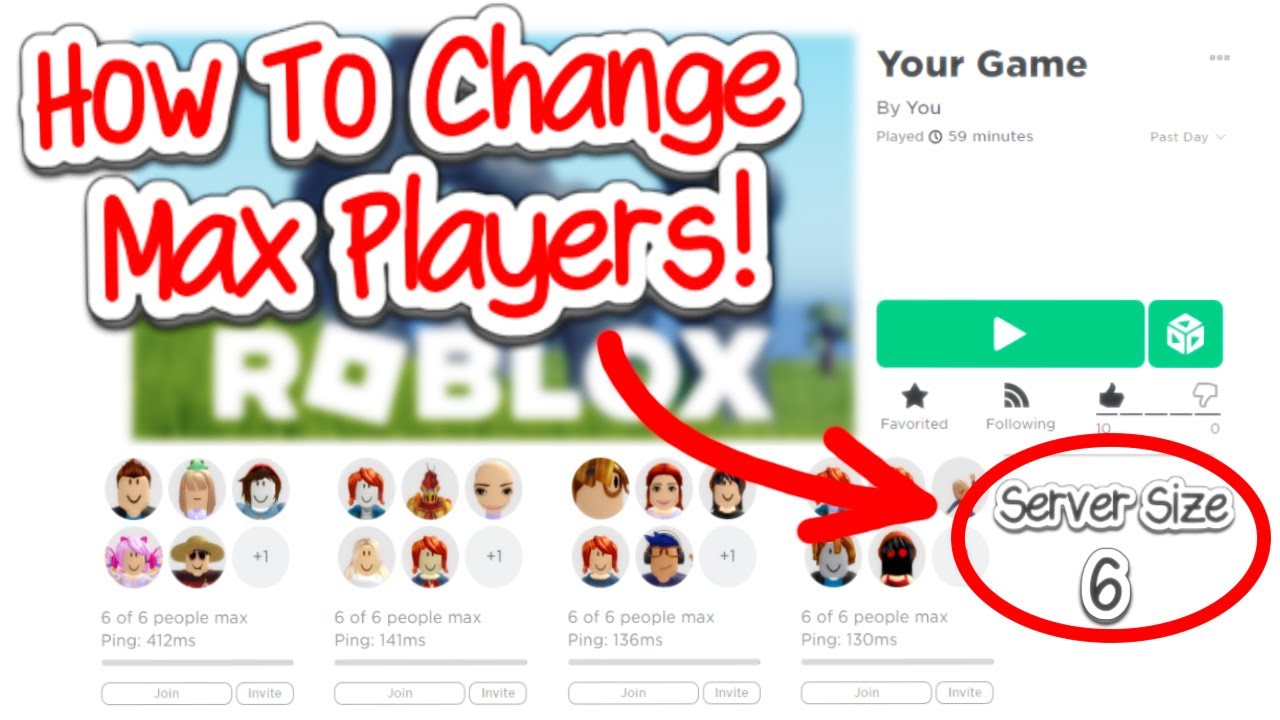 How to Change Max Players on Roblox Games! (2025) background