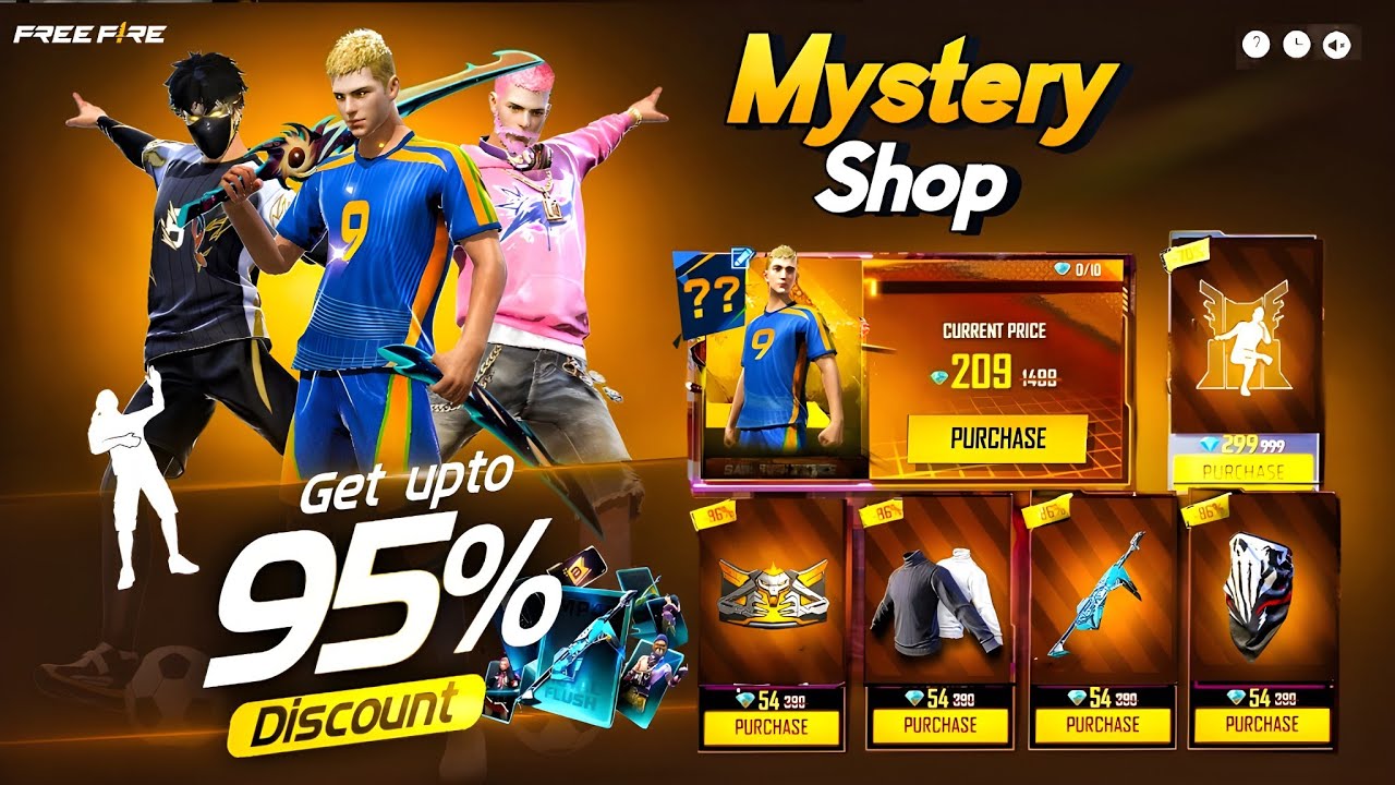 Jersey Special Mystery Shop Event Free Fire π₯³π€―| free fire new event|ff new event|new event free fire