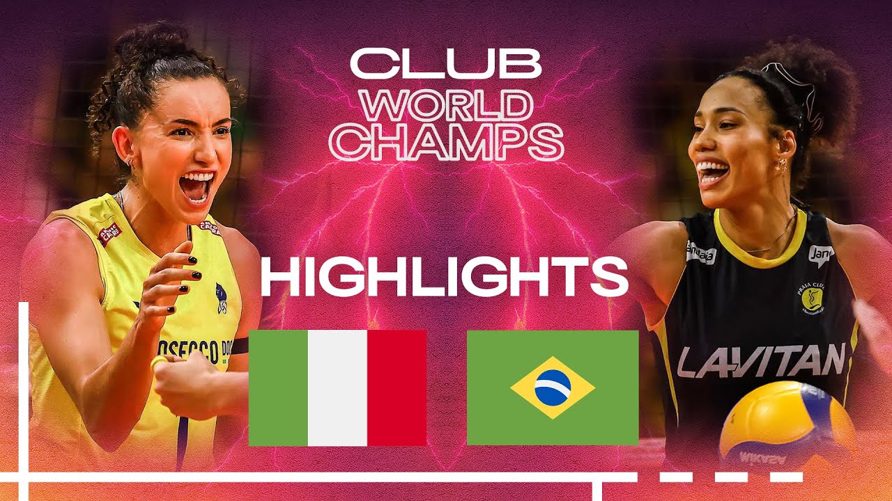 Conegliano 🇮🇹 vs. Dentil Praia 🇧🇷 - Pool Play | Club World Championships 2025 | Highlights background