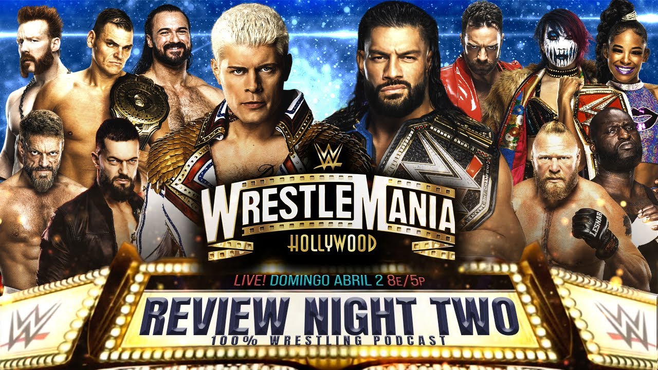 🟠LIVE. WWE WRESTLEMANIA 39 REVIEW NOCHE DOS background