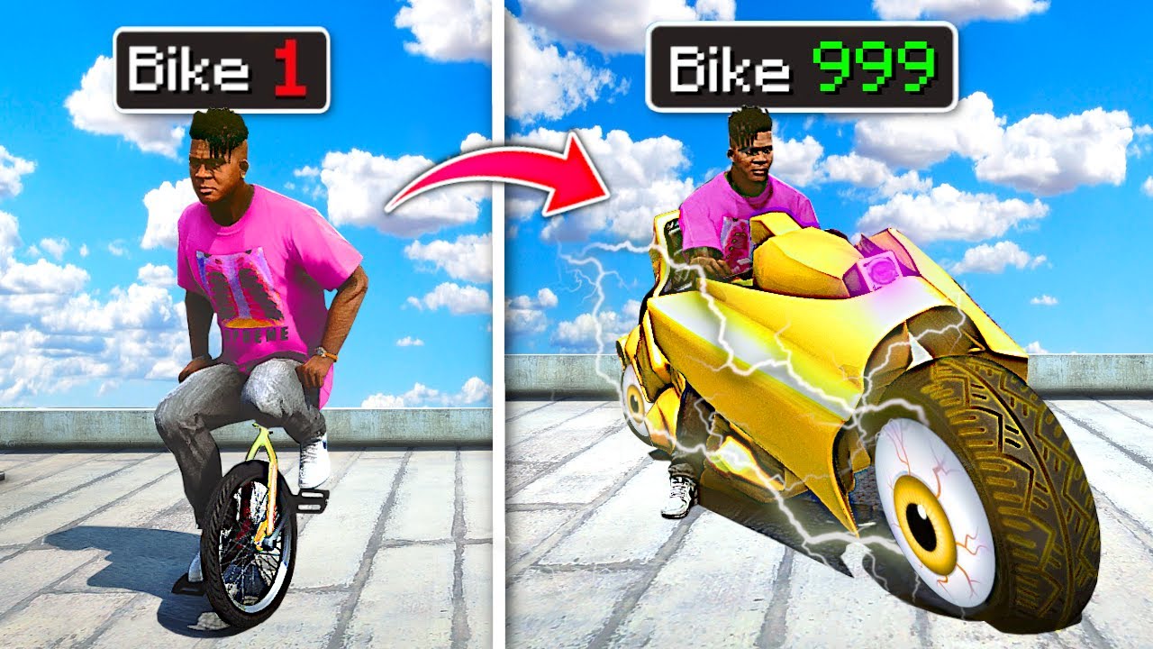 Upgrading BIKES To GOD BIKES In GTA 5! (Mods) background
