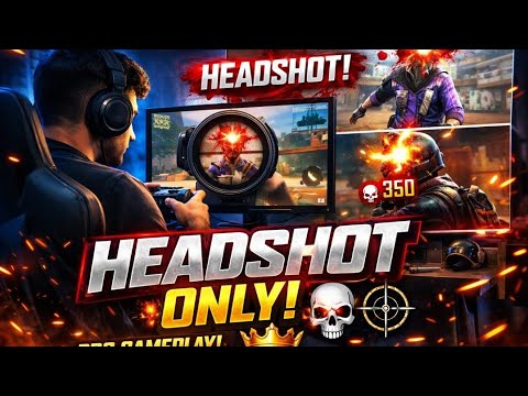 One Tap Headshots Only 💀 | Free Fire Pro Gameplay