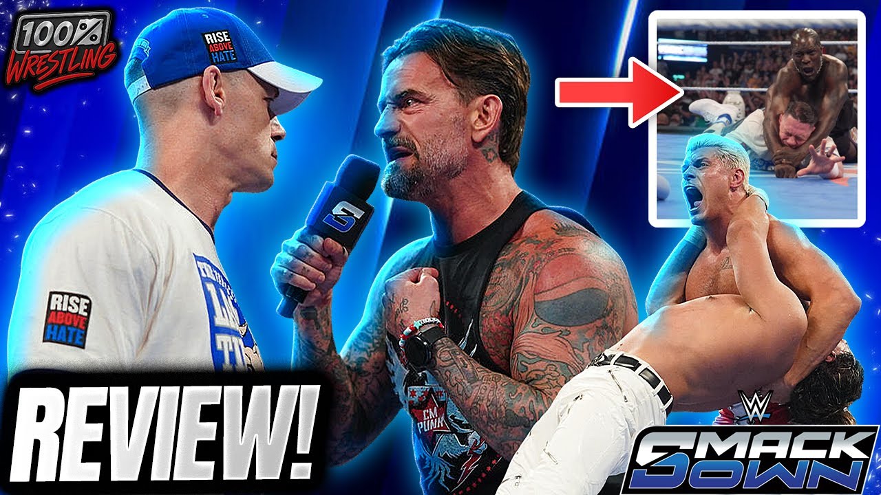 John Cena ATACADO y CM Punk lo destruye en promo | SmackDown EXPLOSIVO