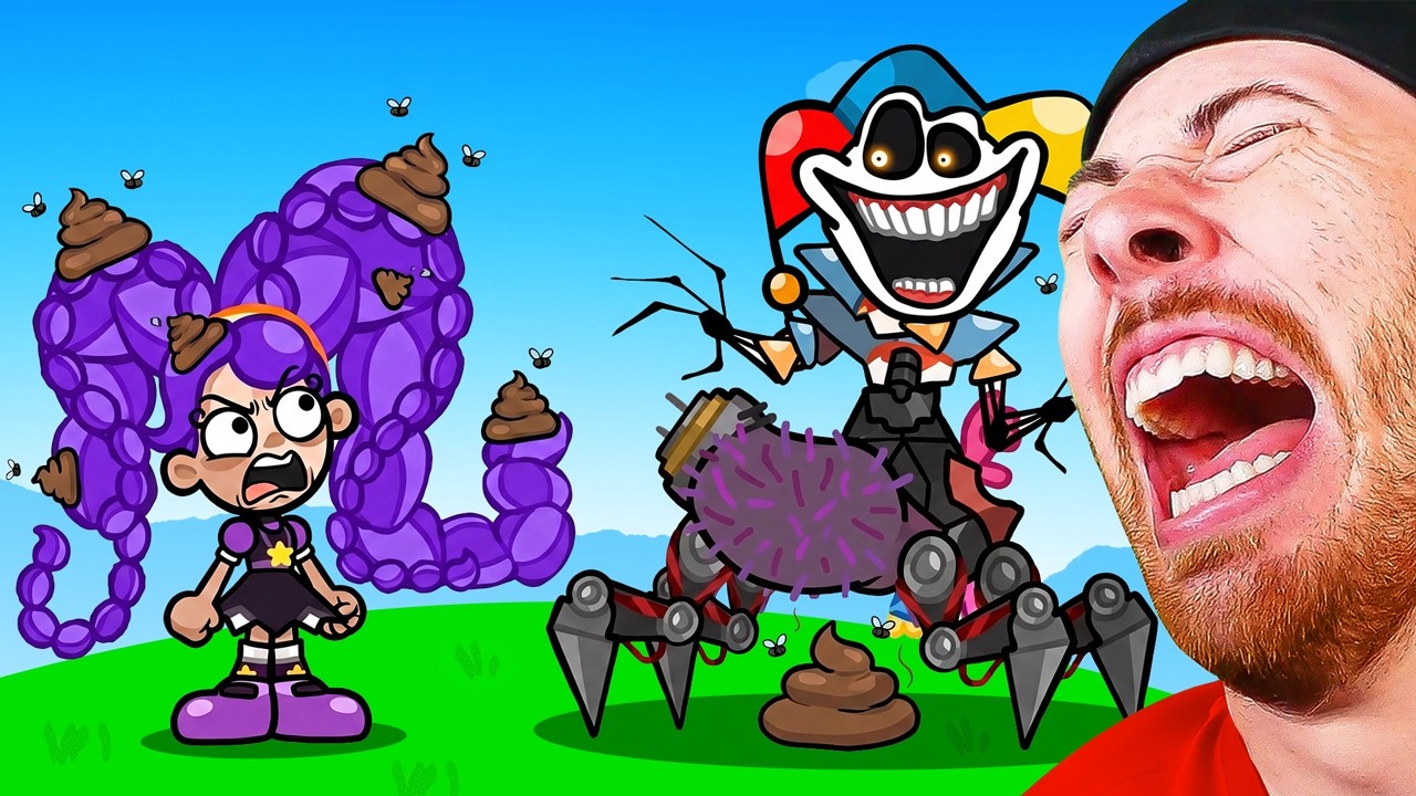 FUNNIEST POPPY PLAYTIME RECAP ANIMATIONS ON YOUTUBE! background
