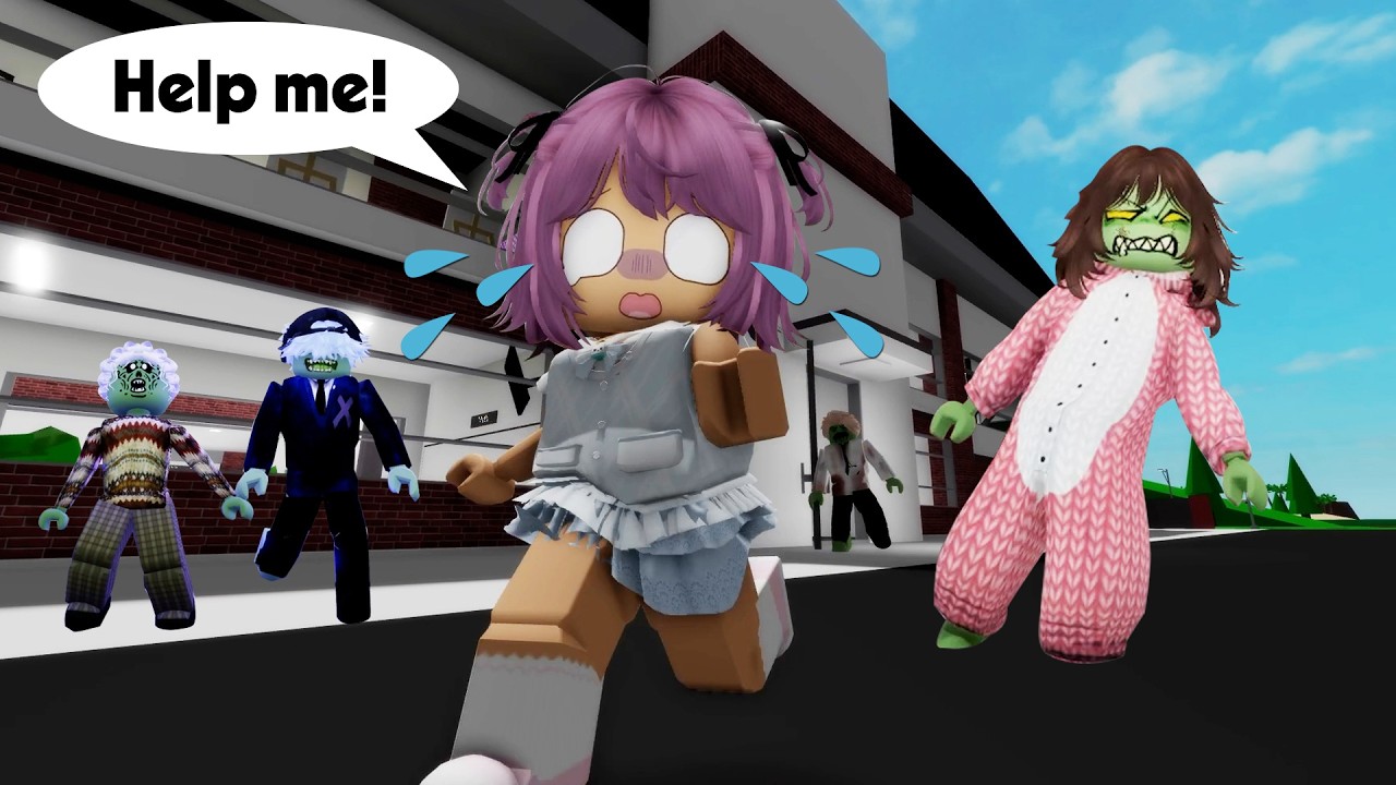 The Journey to Escape the Zombies (Full) | Violet Roblox TV