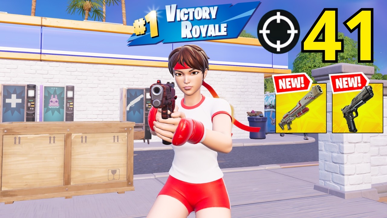 41 Elimination Gameplay Wins Zero Build (NEW FORTNITE CHAPTER 7 SEASON 2) background