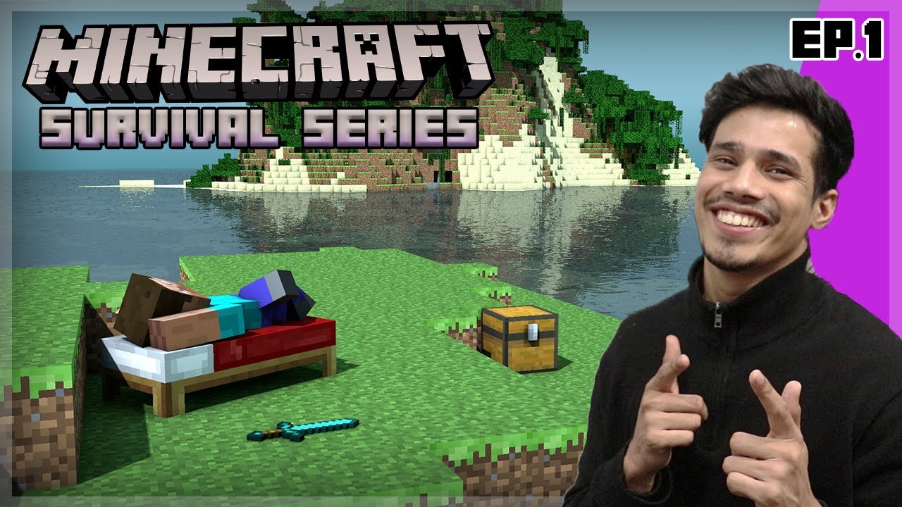 A New Journey | Minecraft Survival Episode 1 background