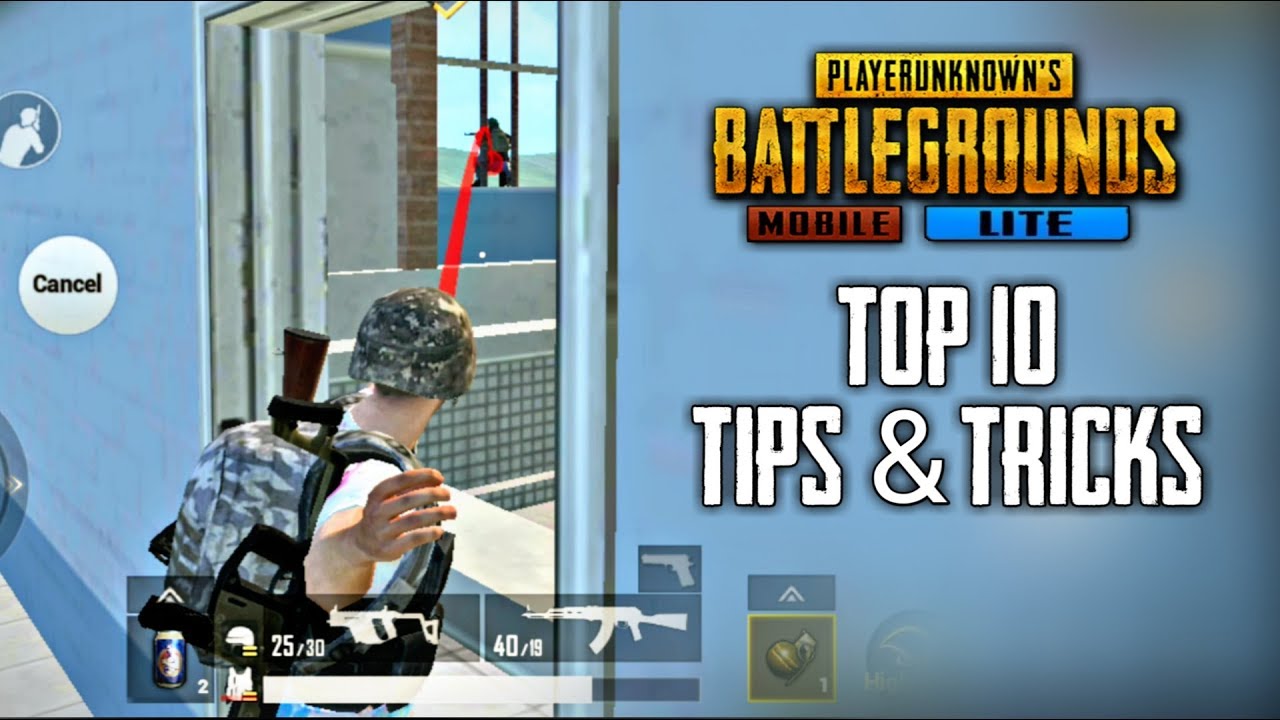 Top 10 Tips & Tricks in PUBG Mobile Lite | Ultimate Guide To Become a Pro background
