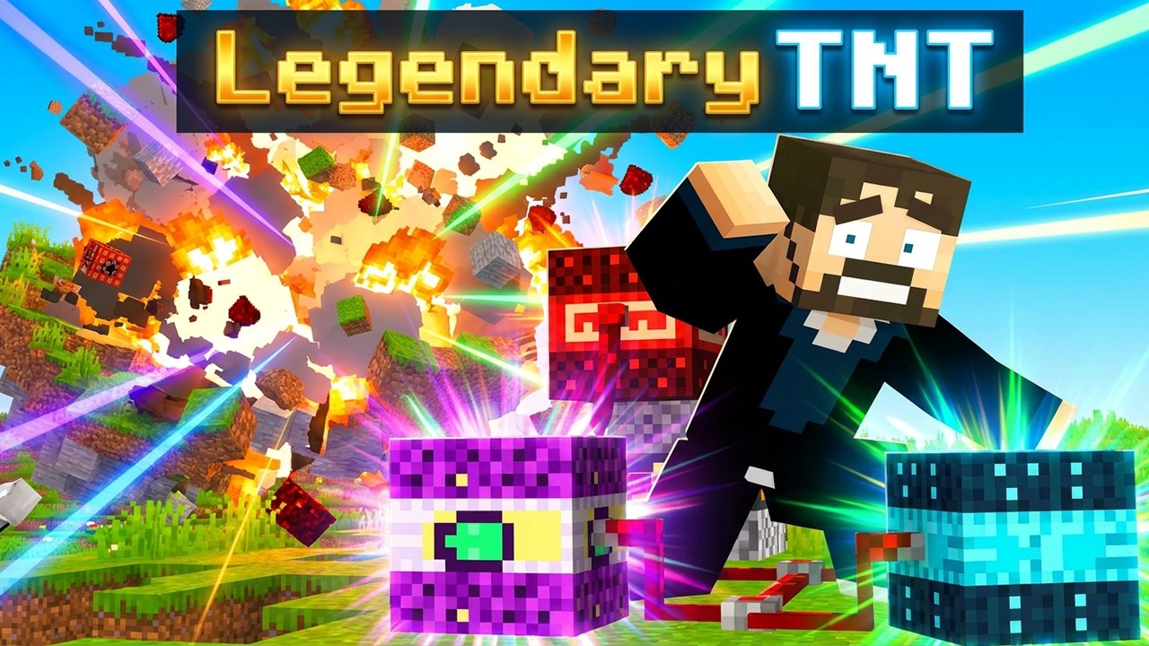 Using LEGENDARY TNT in Minecraft
