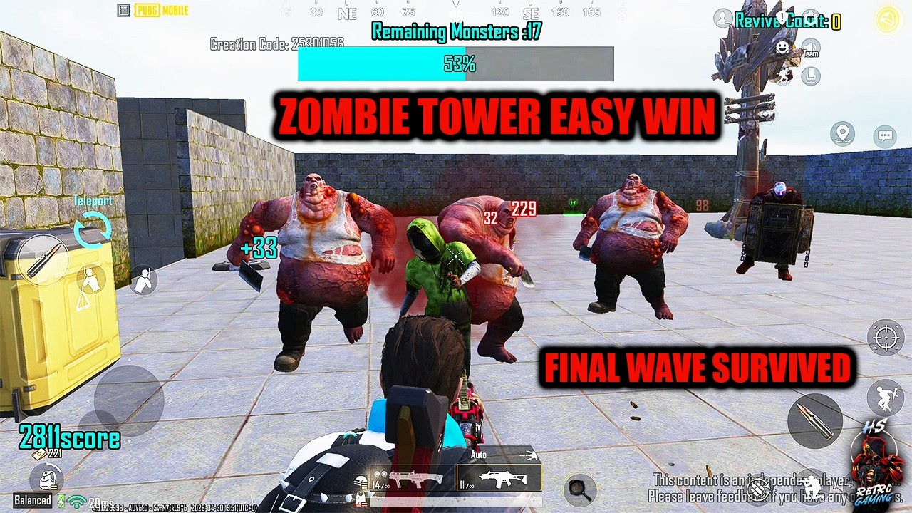 PUBG Mobile Zombie Tower Guide đ§ââïž | How to Complete Zombie Tower Easily (Full Strategy + Tips) background
