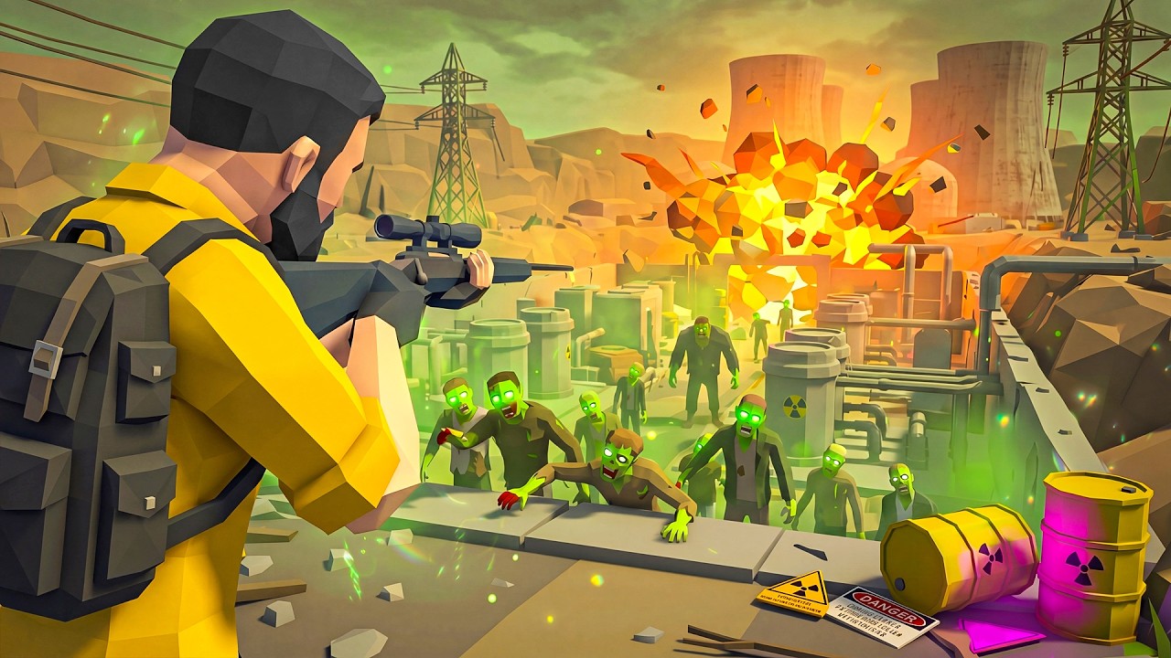I Entered A NUCLEAR PLANT in a Zombie Apocalypse.. (Part 4)