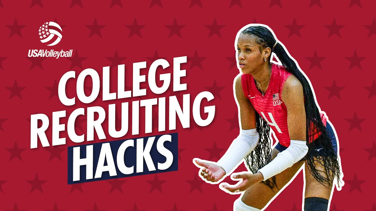 College Volleyball RECRUITING TIPS | How to Stand Out & Lean Into Goals with Hudson Bates background