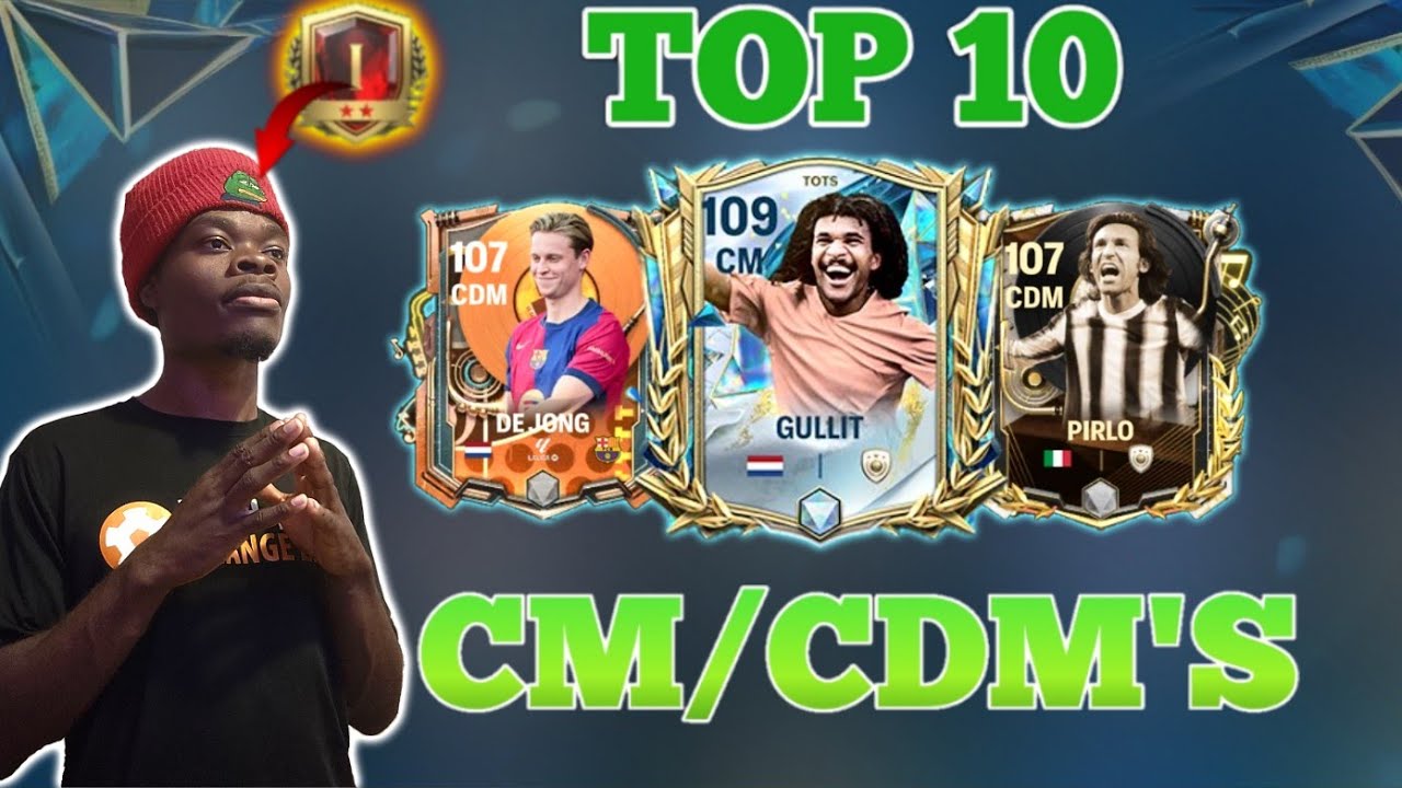 Top 10 Midfielders (CM/CDM) for H2H after TOTS update! || Top 50 h2h player - FC MOBILE