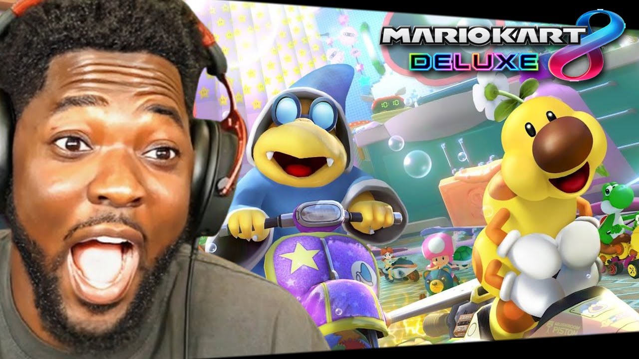 IT FINALLY HAPPENED (Mario Kart 8) background