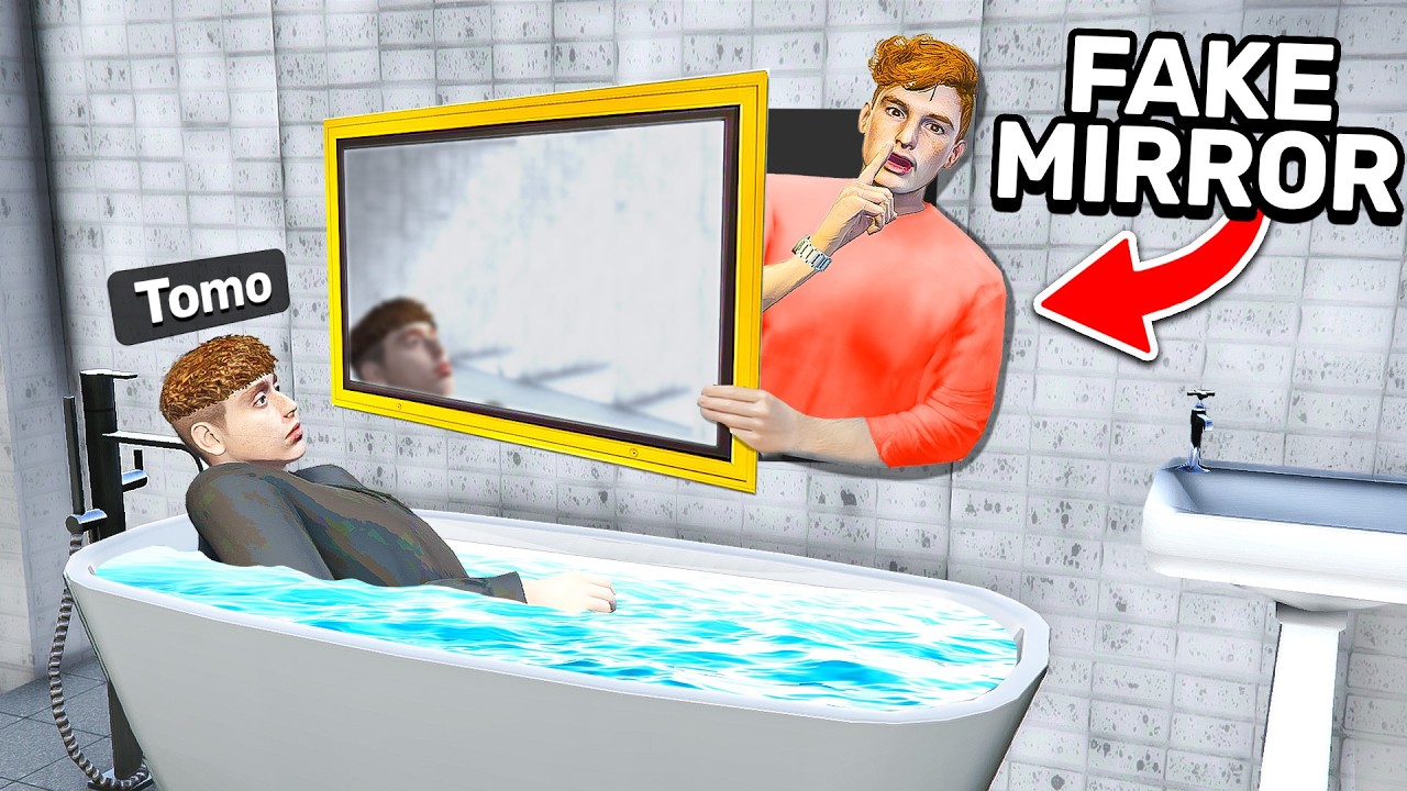 I Built a SECRET ROOM To SPY On My Little Brother in GTA 5 RP