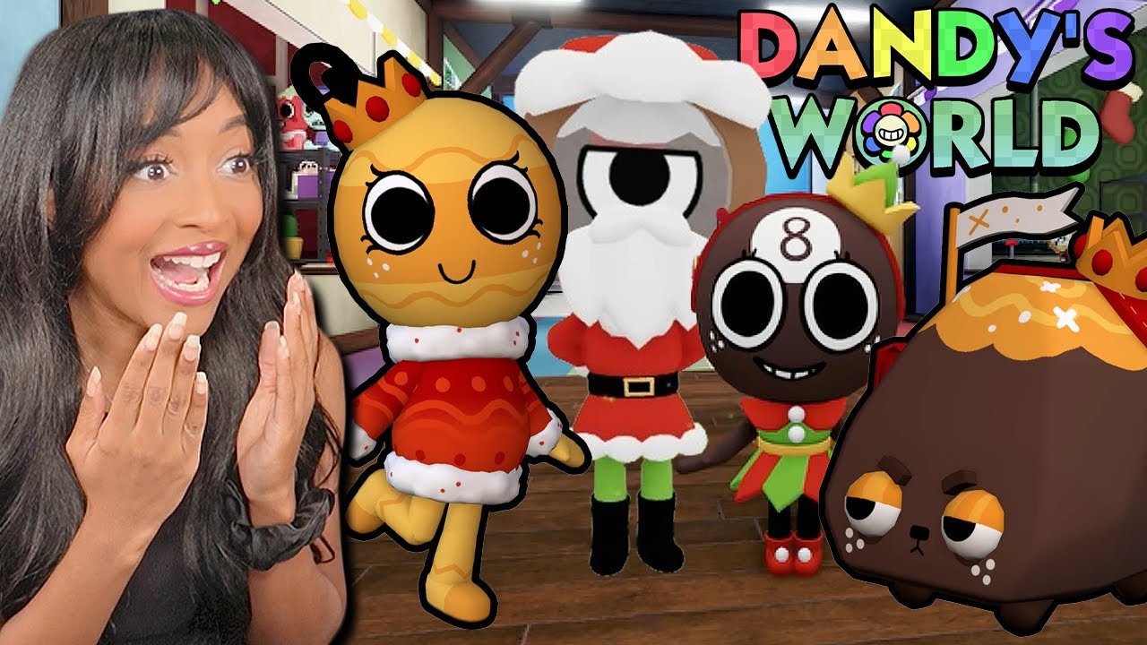 NEW Christmas Skins and Quests are HERE! (also they Changed Ginger's ability AGAIN!) | Dandy's World background