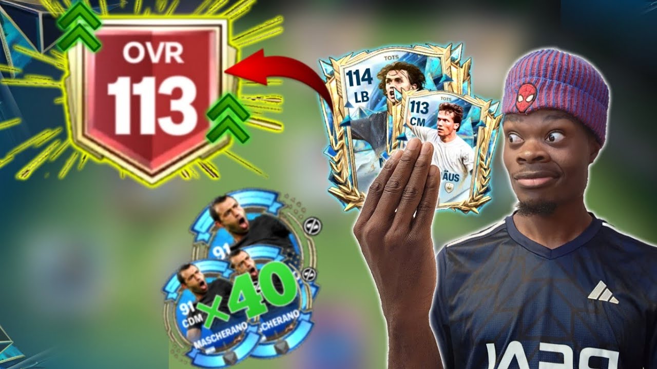 I Upgraded My Team to 113 Overall Finally! Claiming My Second 109🤑 ! - FC MOBILE