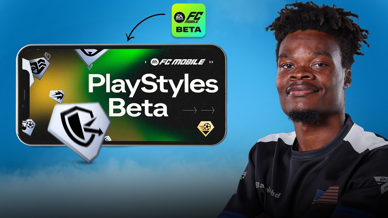 Pro player Testing out the *NEW* Playstyles Update in FC Mobile BETA! background
