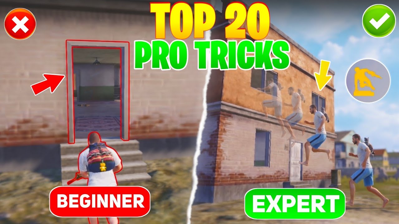 🔥20 Must-Know BGMI PUBGM Tricks That Will Make You Pro ( NOOB TO PRO ) Guide