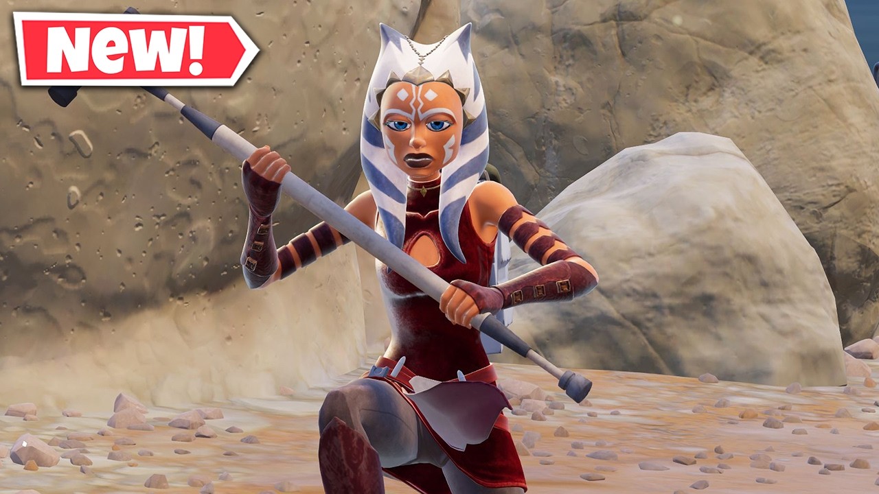 NEW AHSOKA TANO (CLONE WARS) Skin Gameplay In Fortnite!