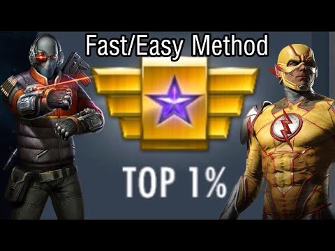 Injustice Mobile- How to get TOP 1% in Online Battle/ Best Method background