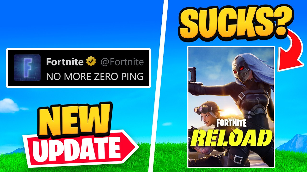 Fortnite Removing Zero Ping? | Does Reload Suck Now?