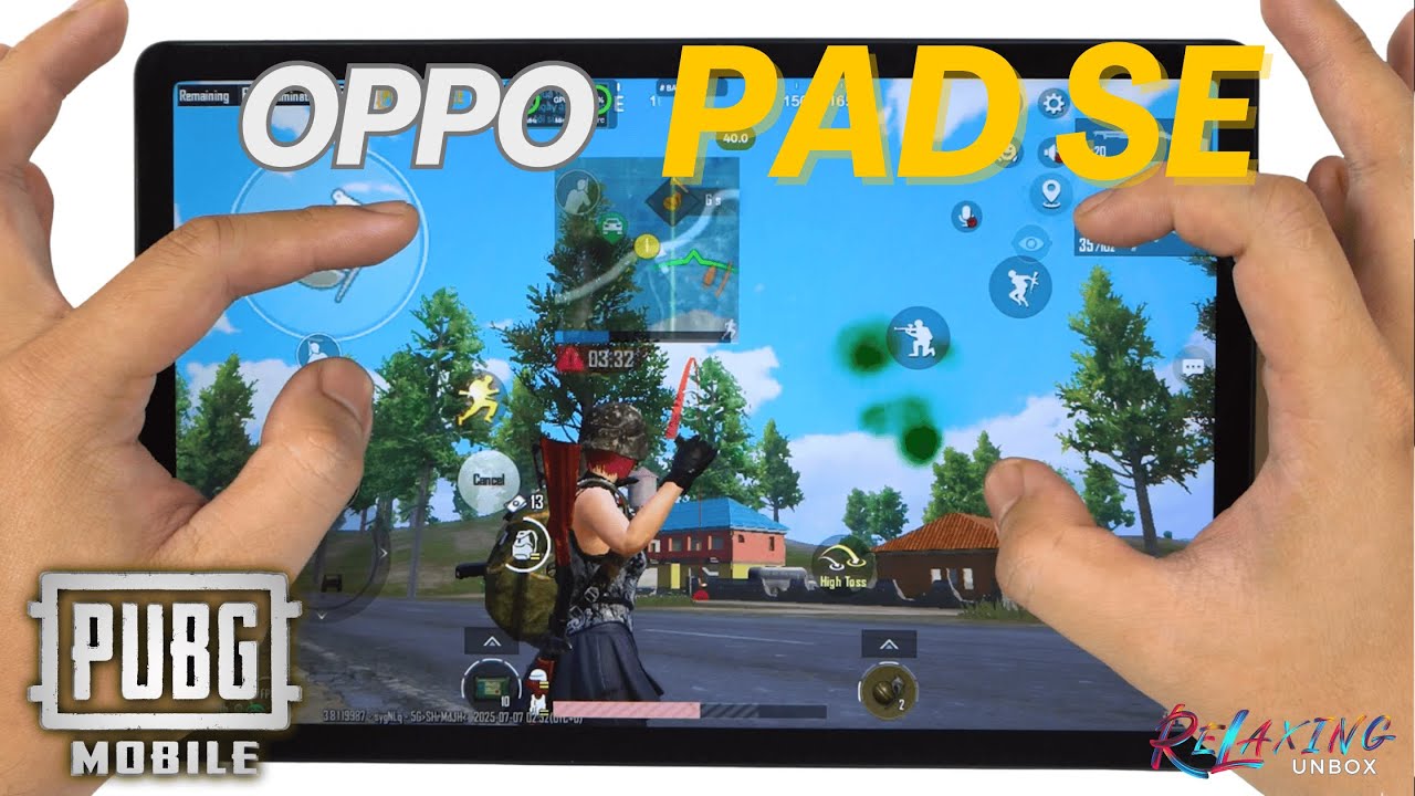 Oppo Pad SE PUBG Mobile Gaming review | FPS & Battery Drain test background