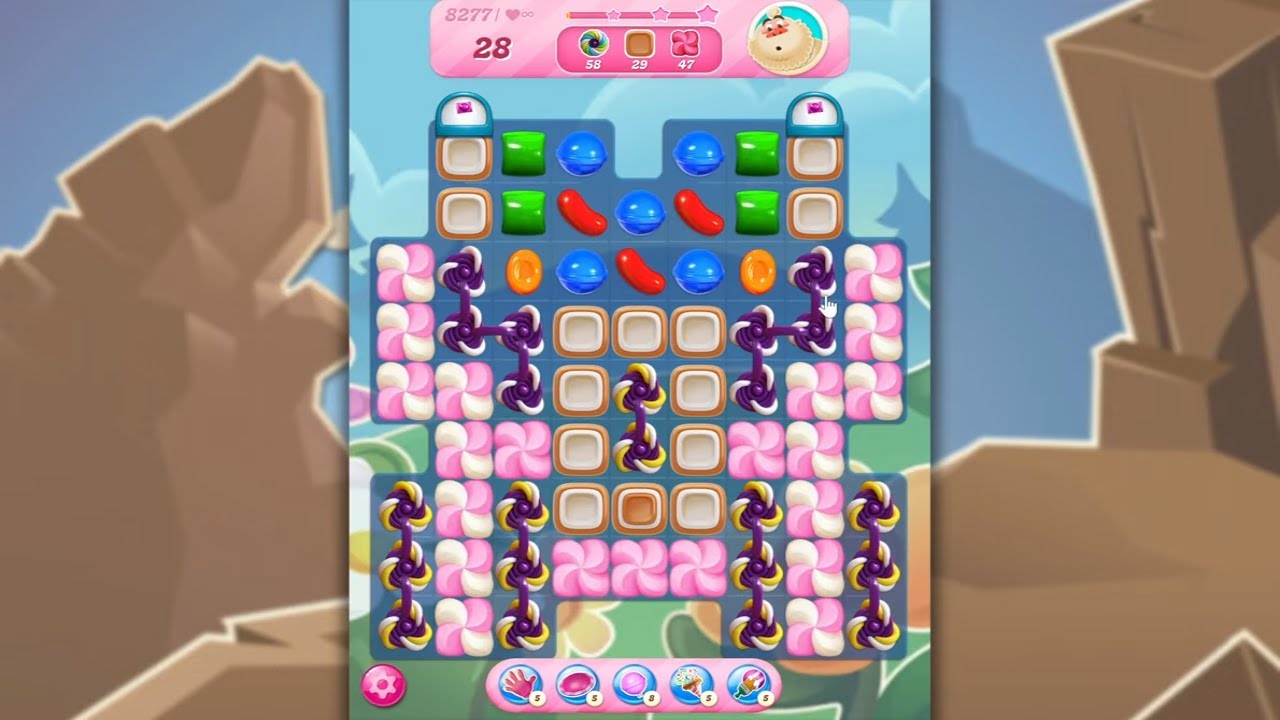 Candy Crush Saga LEVEL 8277 NO BOOSTERS (new version)🐟☑️