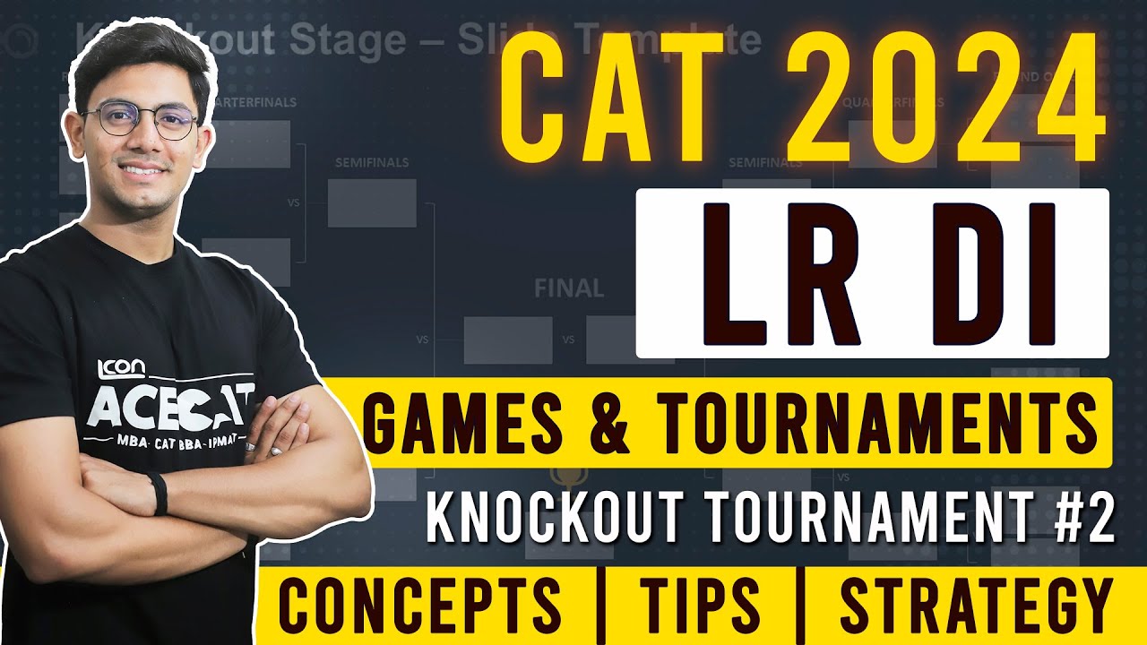 CAT 2024 LRDI: Tennis Knockout Tournament for CAT Exam #2 | Games and Tournaments for CAT background