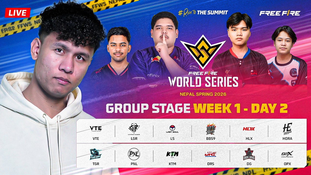 Tonde Gamer Vs Horaa Vs Drs FFWS Tournament Day 2 #live #tondegamer