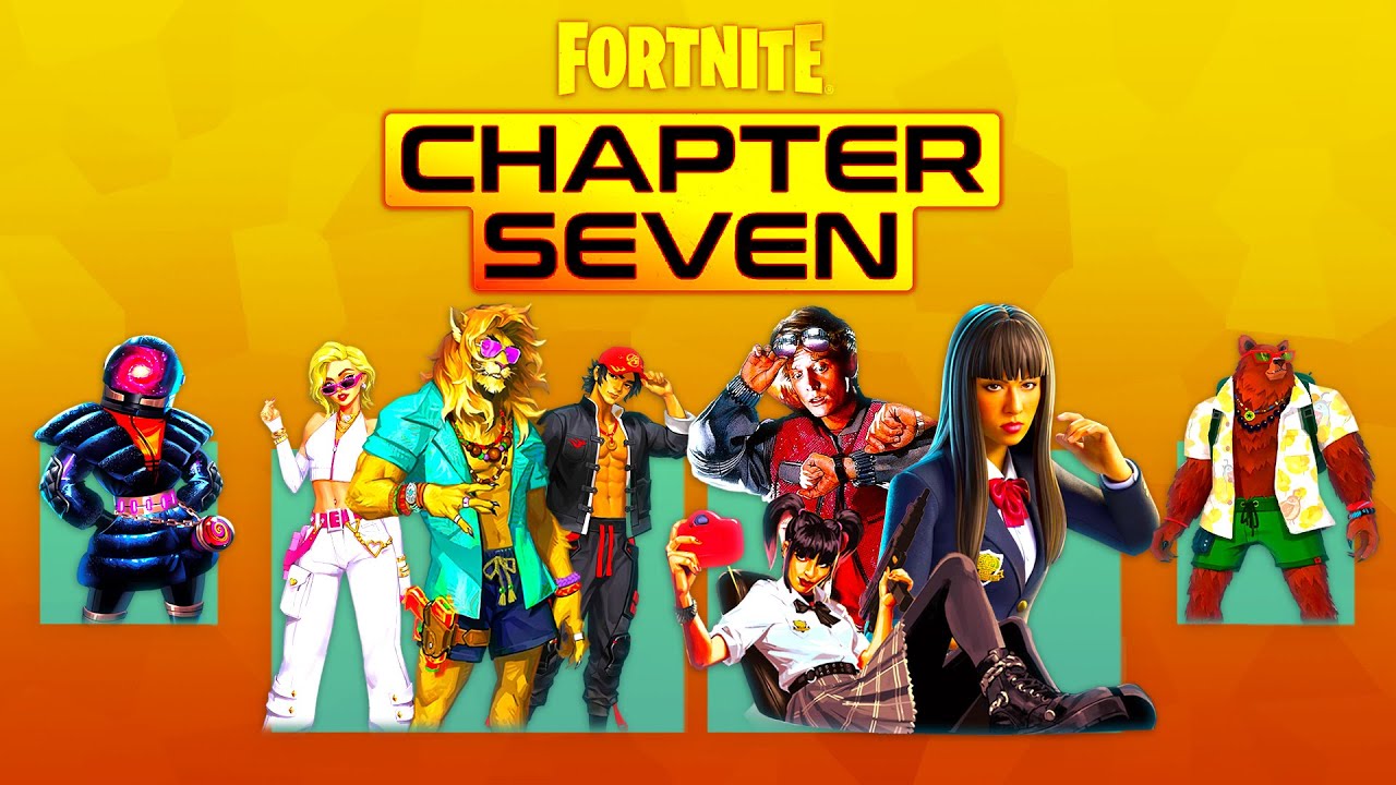 CHAPTER 7 LEAKED Early (BATTLE PASS Skins, Collabs & Gameplay) Fortnite background