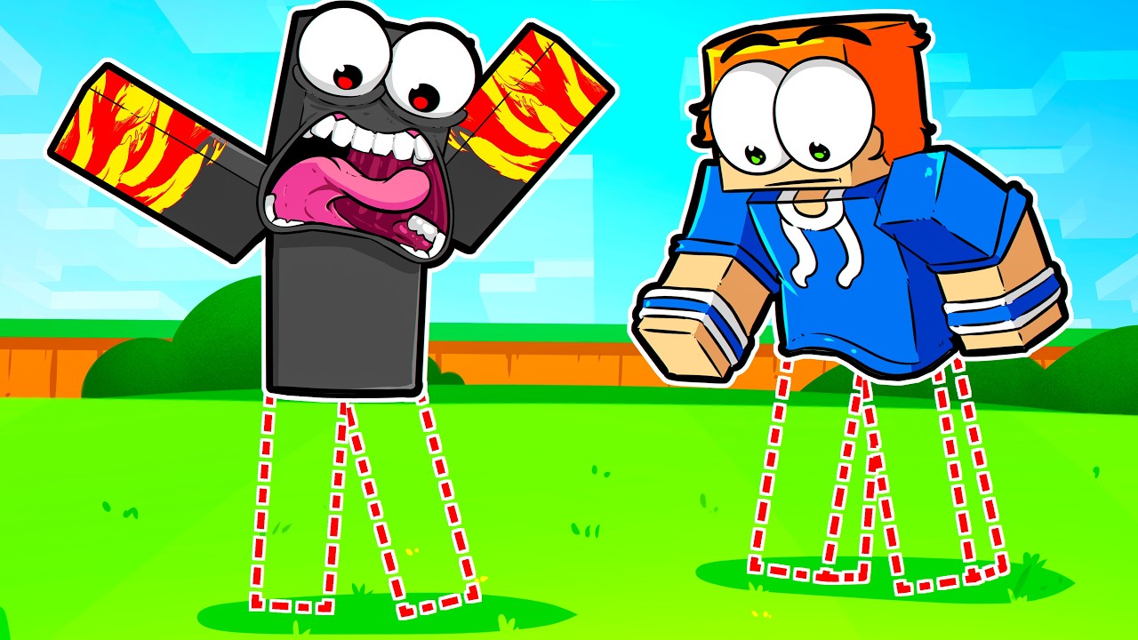 ROUBARAM MINHA PARTES DO CORPO no MINECRAFT background