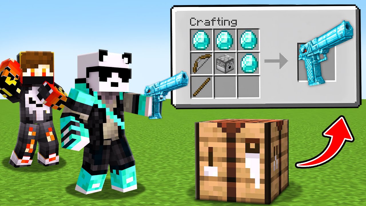 Minecraft, But You Can Craft Super Guns!