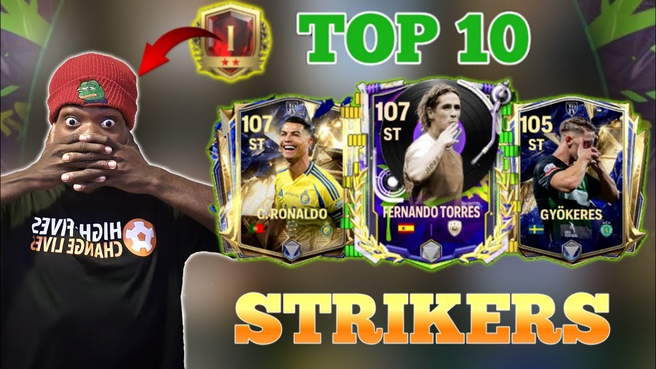 Top 10 Strikers for H2H after Pitch Beats Update! || Top 50 h2h player - FC MOBILE background