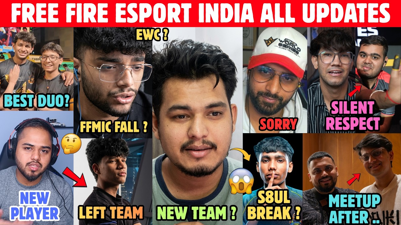 FFMIC Fall Format Confirm๐Ronith & Sohan New Team๐จ? S8UL๐คEWC Rumours๐Rntx New Player? Sid & X Mania