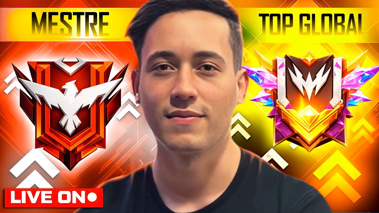 LIVE INFINITA ! DO MESTRE AO TOP 1 🔥 FREE FIRE AO VIVO | LEVELUP