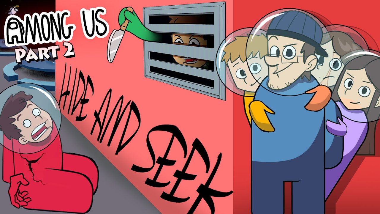 Among Us Hide & Seek but Re-Animated in SPACE (FGTeeV Among Us Movie Theater Video) backdrop