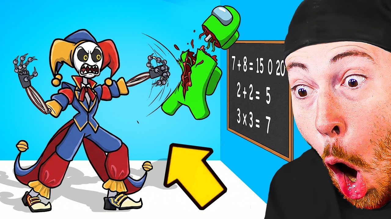 Poppy Playtime 5 Among Us CLASSROOM Animation?! (Funny Among Us) background