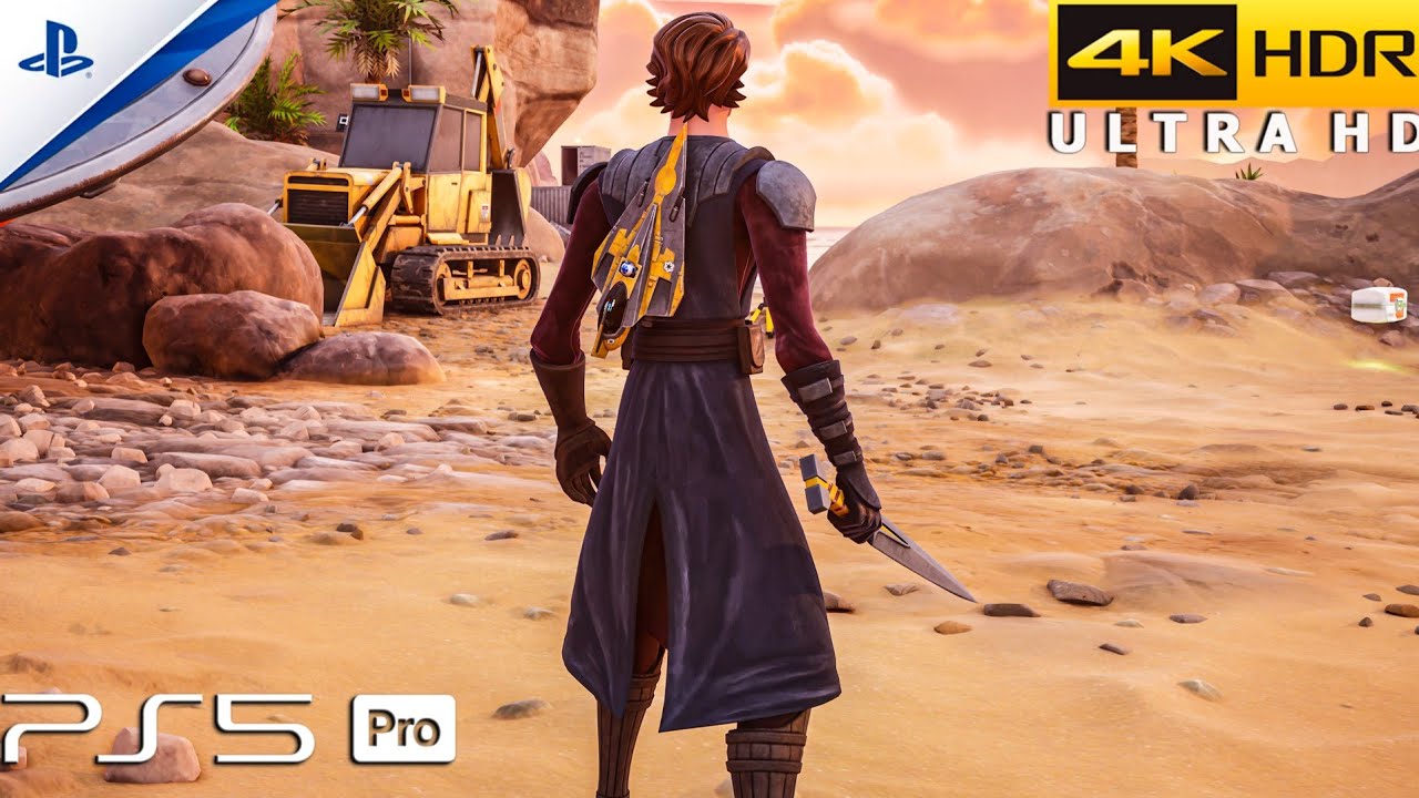 Fortnite PS5 Pro 4K 120FPS HDR Gameplay | Anakin Skywalker (Clone Wars)