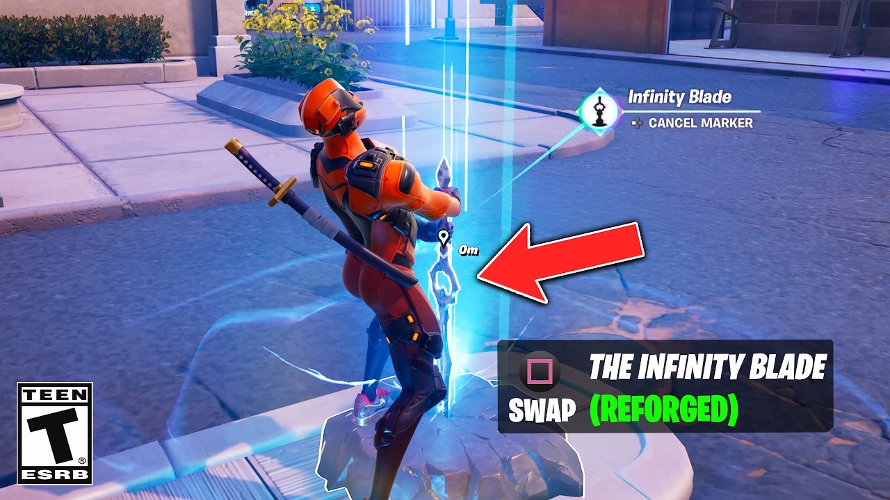 The NEW REFORGED INFINITY BLADE in Fortnite! (New Update)