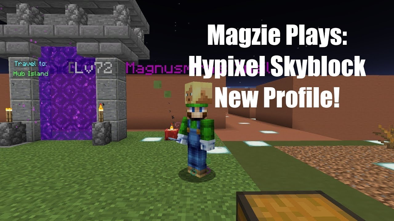 Channel Update: August 2024: Vacation Time While I Rebuild Bricked PC New Profile: Hypixel Skyblock! background