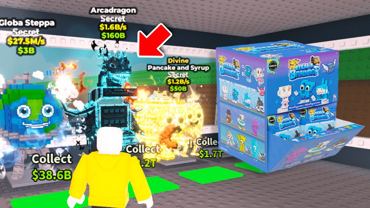 I Opened ANOTHER FULL BOX of DLCS To Get The NEW RAREST Brainrots In Roblox!!