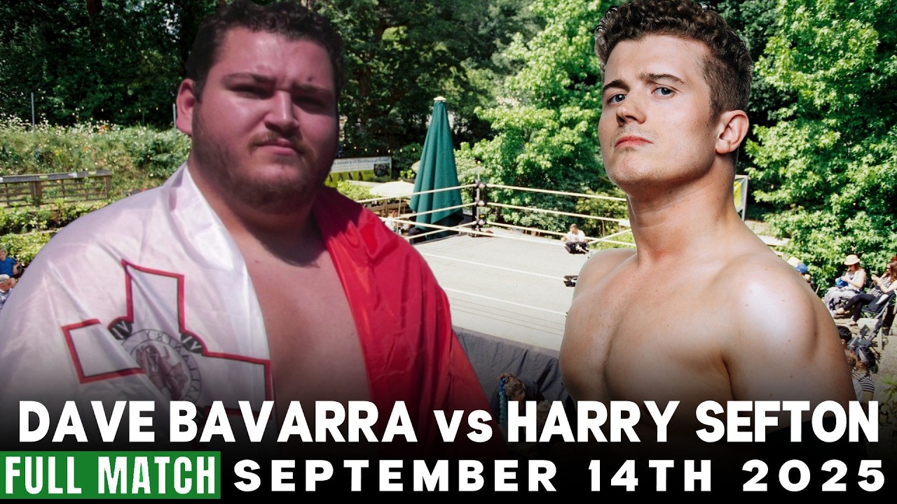 UKPW: FULL MATCH Harry Sefton vs Dave Bavarra background