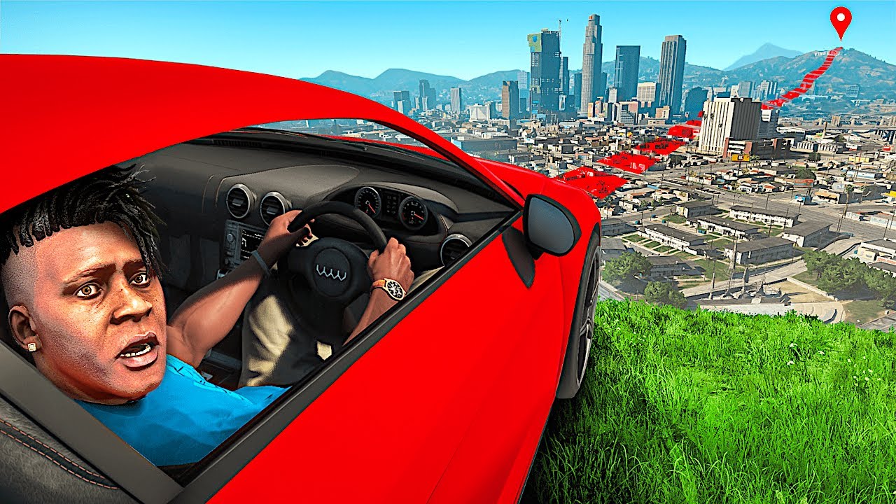 I Crossed The GTA 5 Map In A Perfectly Straight Line
