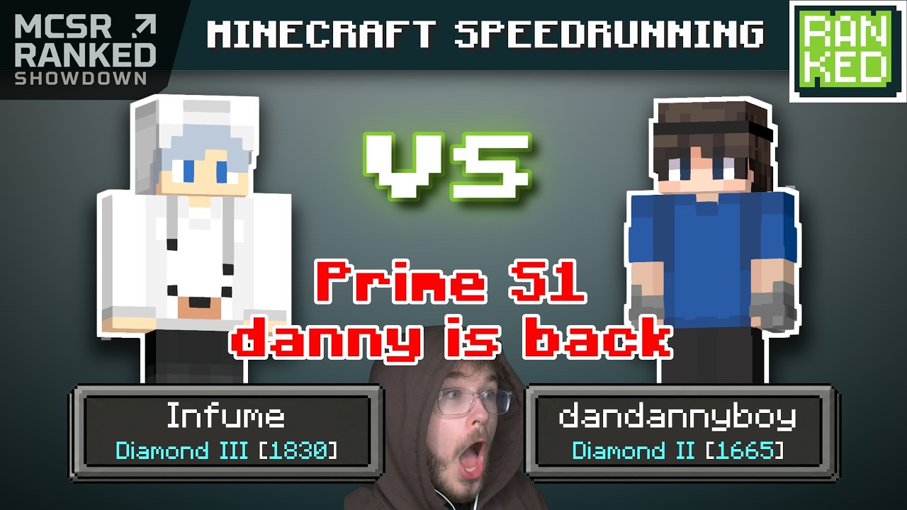 Season starts off with a MISTAKE!! | Infume vs DanDannyboy | MCSR Ranked 1v1