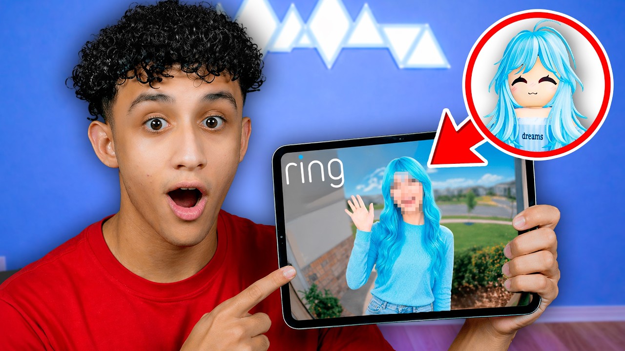 MY ROBLOX CRUSH SHOWED UP TO MY HOUSE…