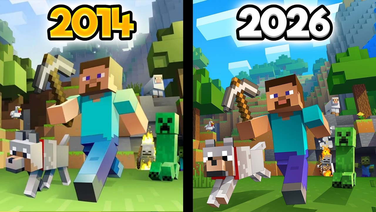 Minecraft Remade The Xbox One Edition Art... Why? background