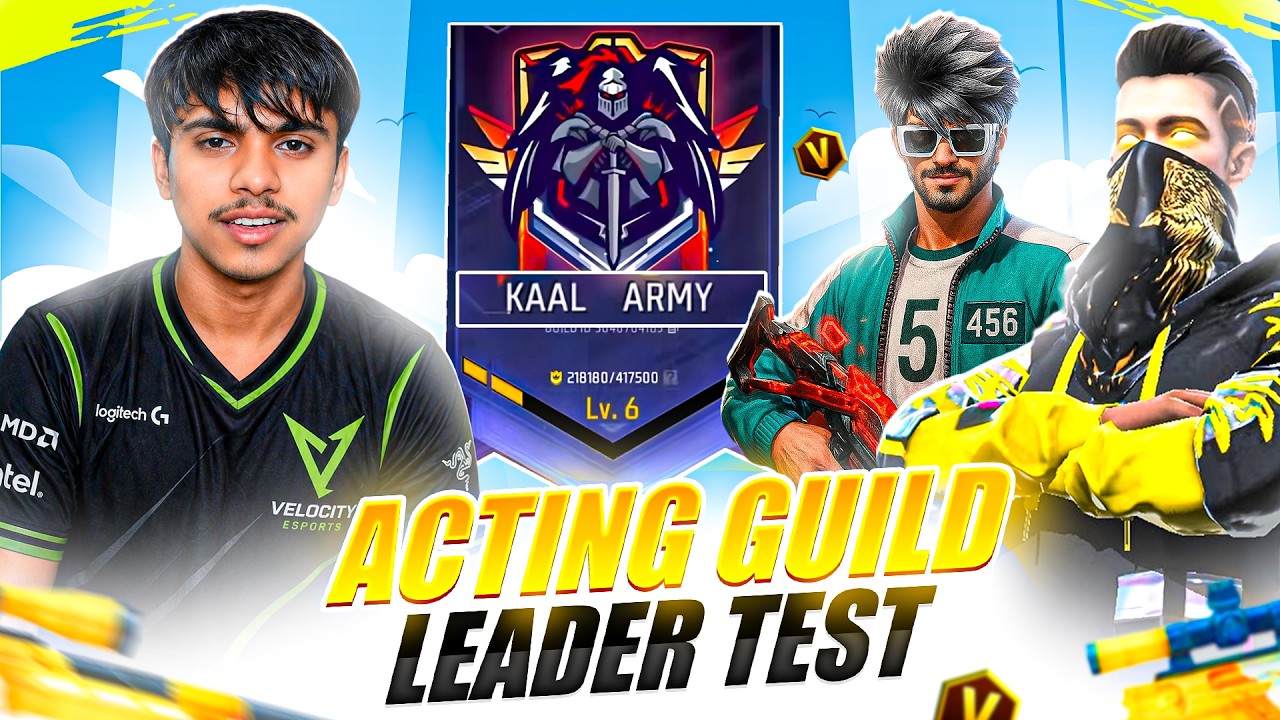 ADAM GUILD TEST PRANK ON ANGRY YOUTUBER 😱🔥garena free fire