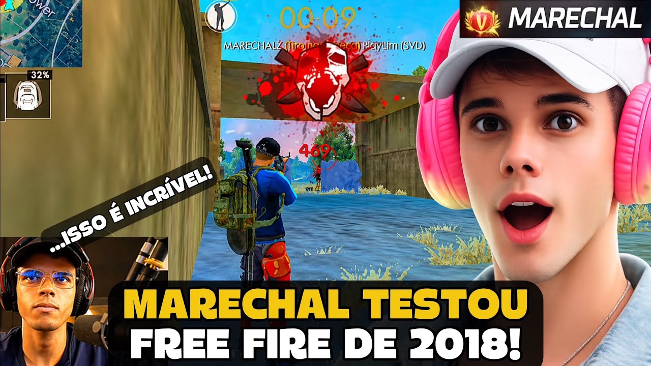 MARECHAL TESTOU O FREE FIRE DE 2018! FREE FIRE - MARECHAL HIGHLIGHTS